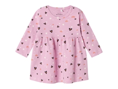 Name It pastel lavender hearts dress